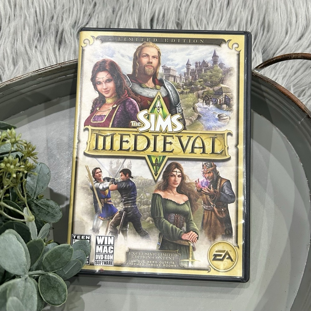 The Sims Medieval Limited Edition PC Windows Mac Video Game RPG Simulation
